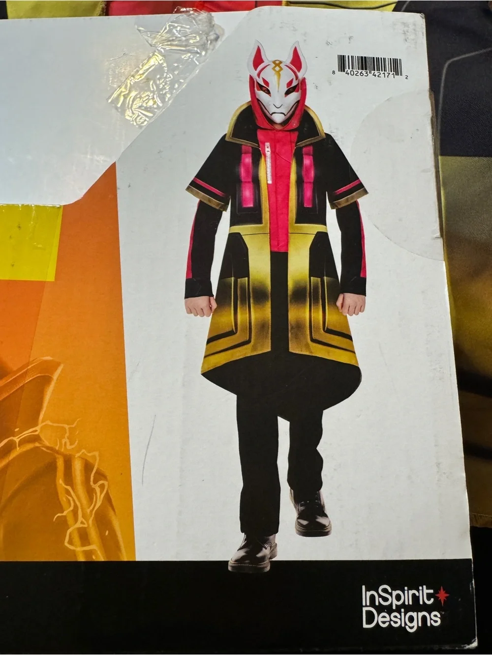 NWT - Fortnite Drift Costume Boys Large 10/12 – Mask Halloween Costume Gamer